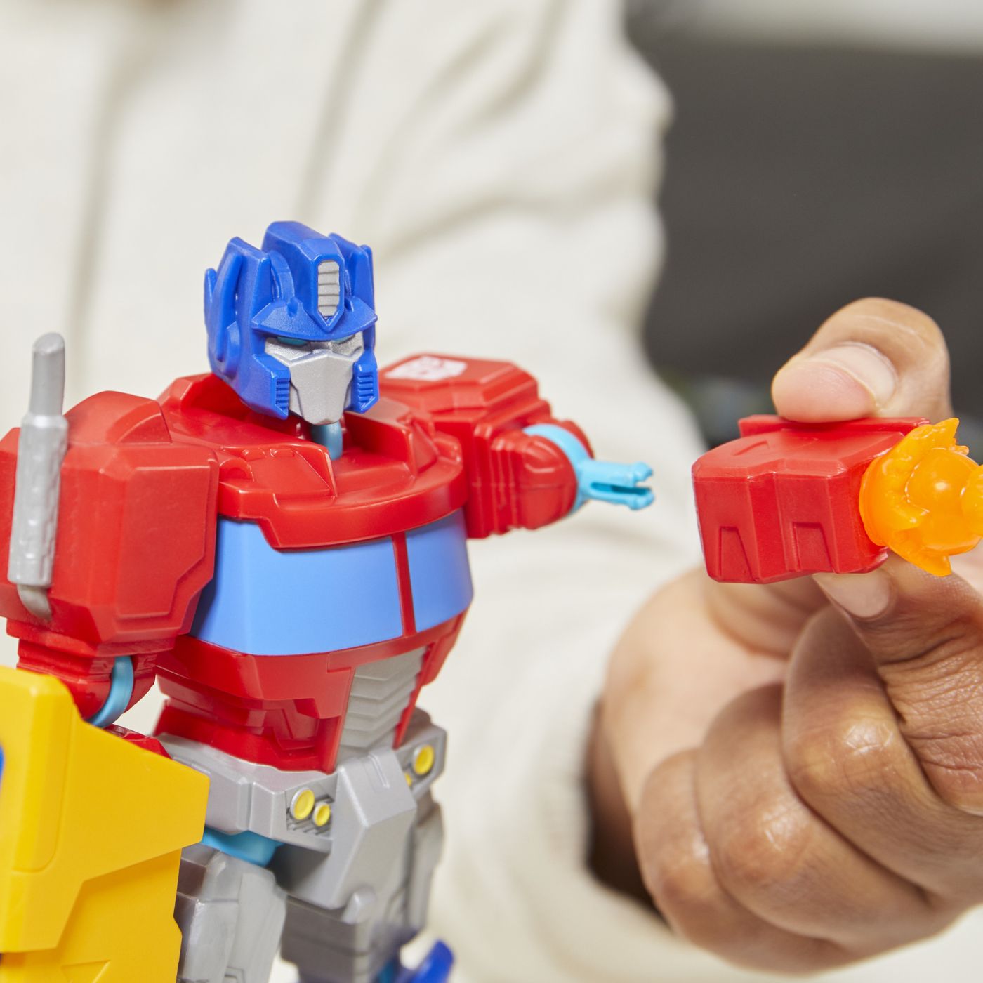 TRANSFORMERS MIX MASHERS FIGURINA OPTIMUS PRIMAL 12CM SI - Imagine 34