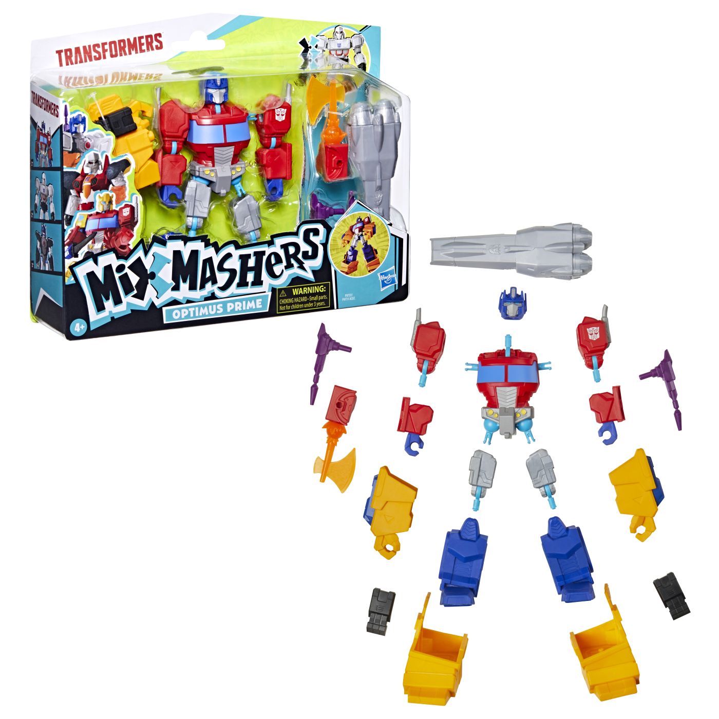 TRANSFORMERS MIX MASHERS FIGURINA OPTIMUS PRIMAL 12CM SI - Imagine 35