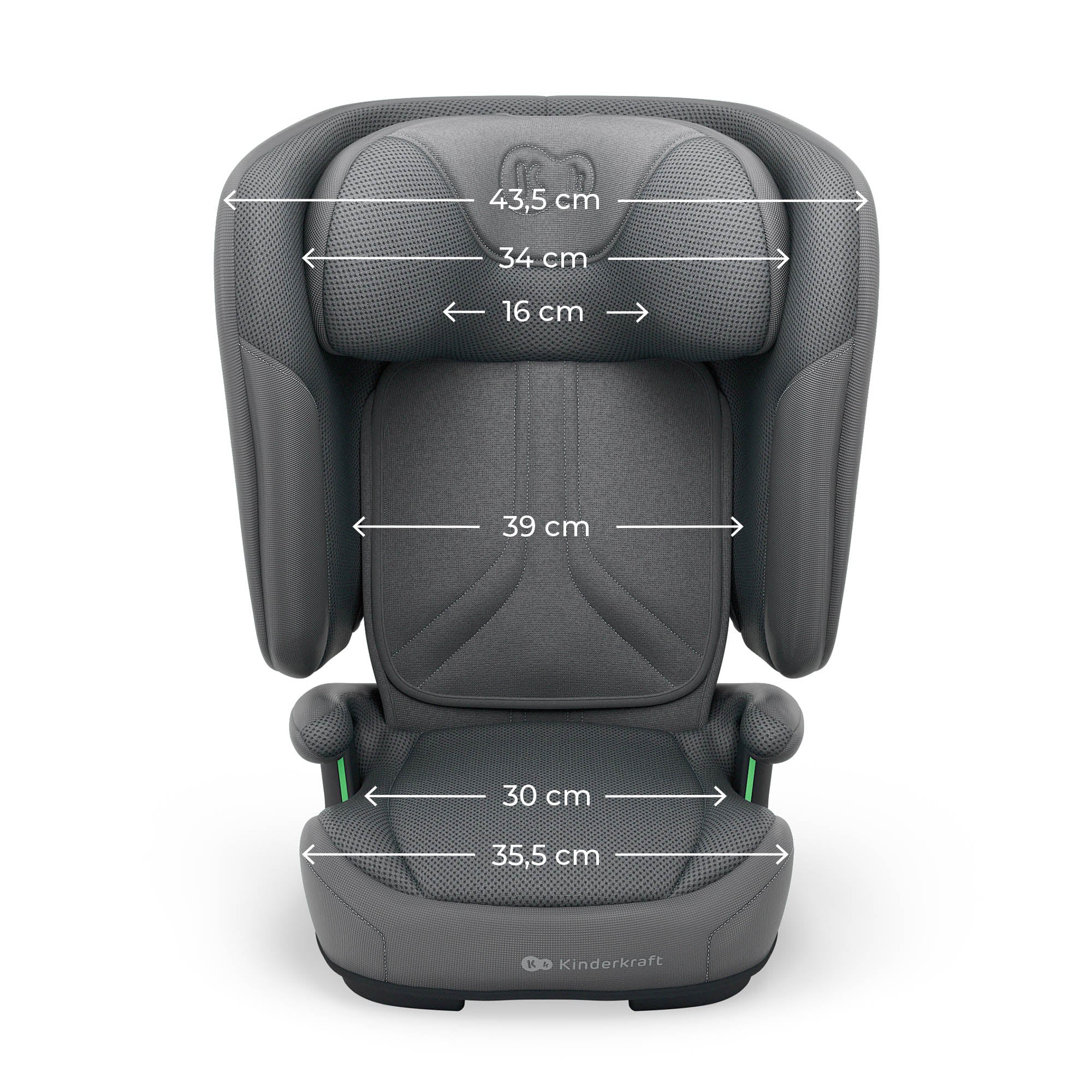 SCAUN AUTO KINDERKRAFT UNITY2 100-150 CM, BLACK - Imagine 36