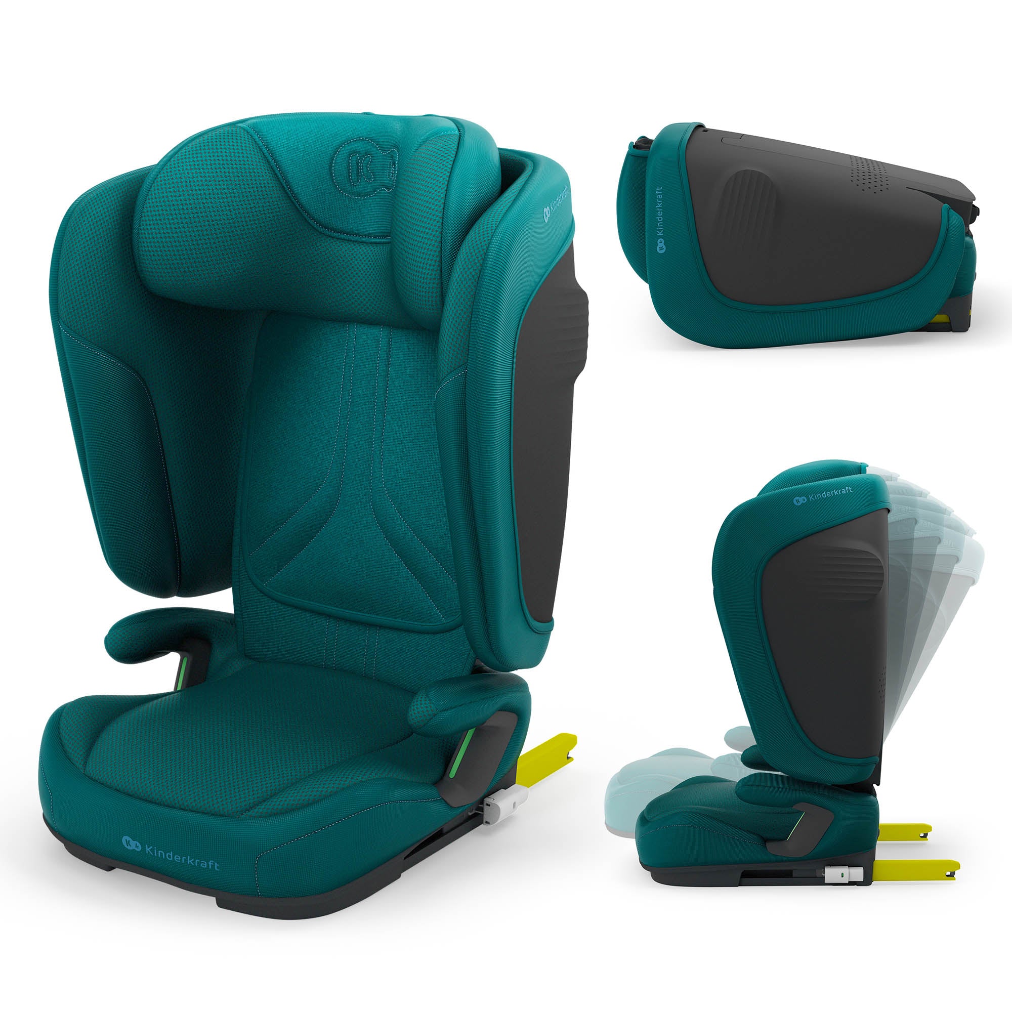 SCAUN AUTO KINDERKRAFT UNITY2 100-150 CM, BLACK - Imagine 37