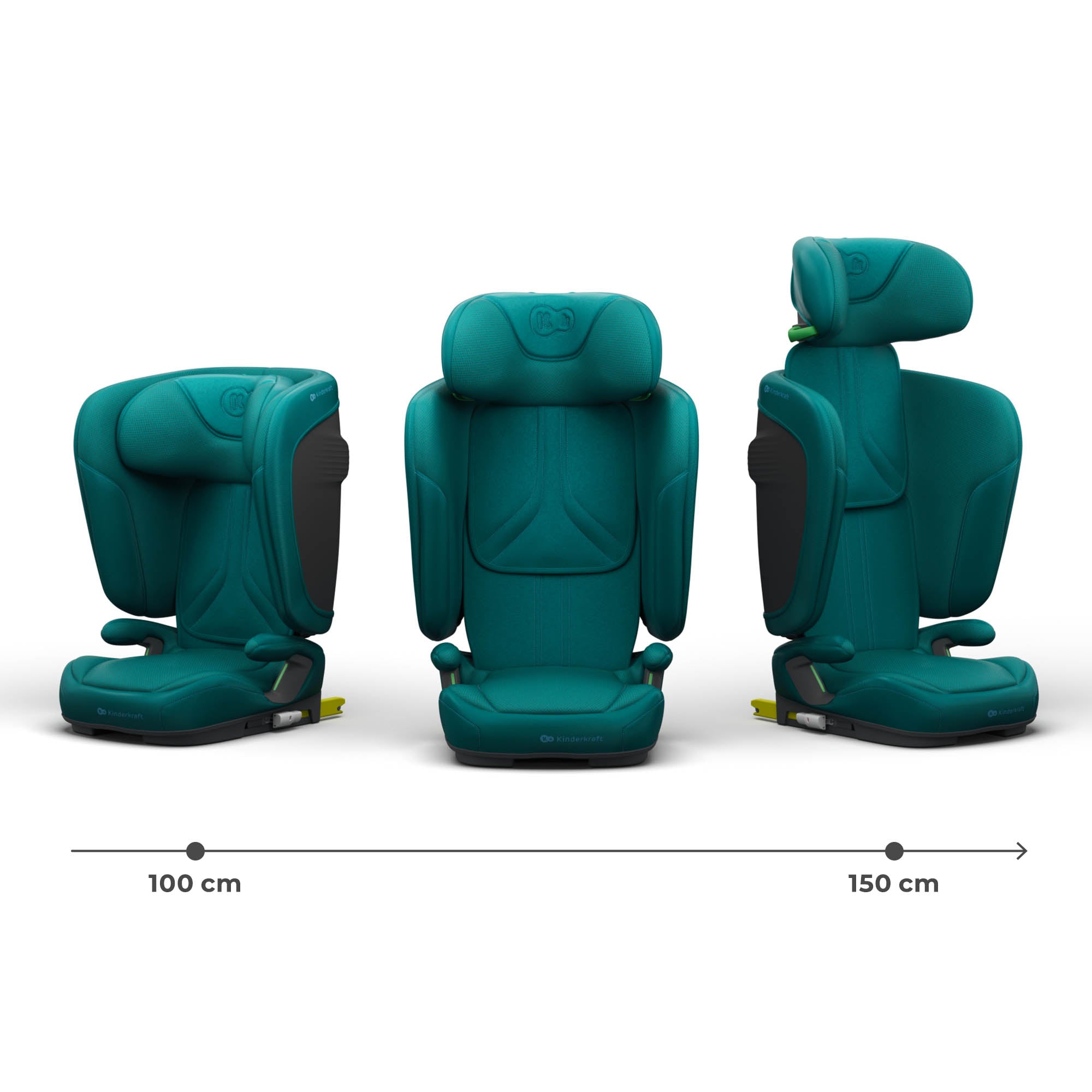 SCAUN AUTO KINDERKRAFT UNITY2 100-150 CM, BLACK - Imagine 38