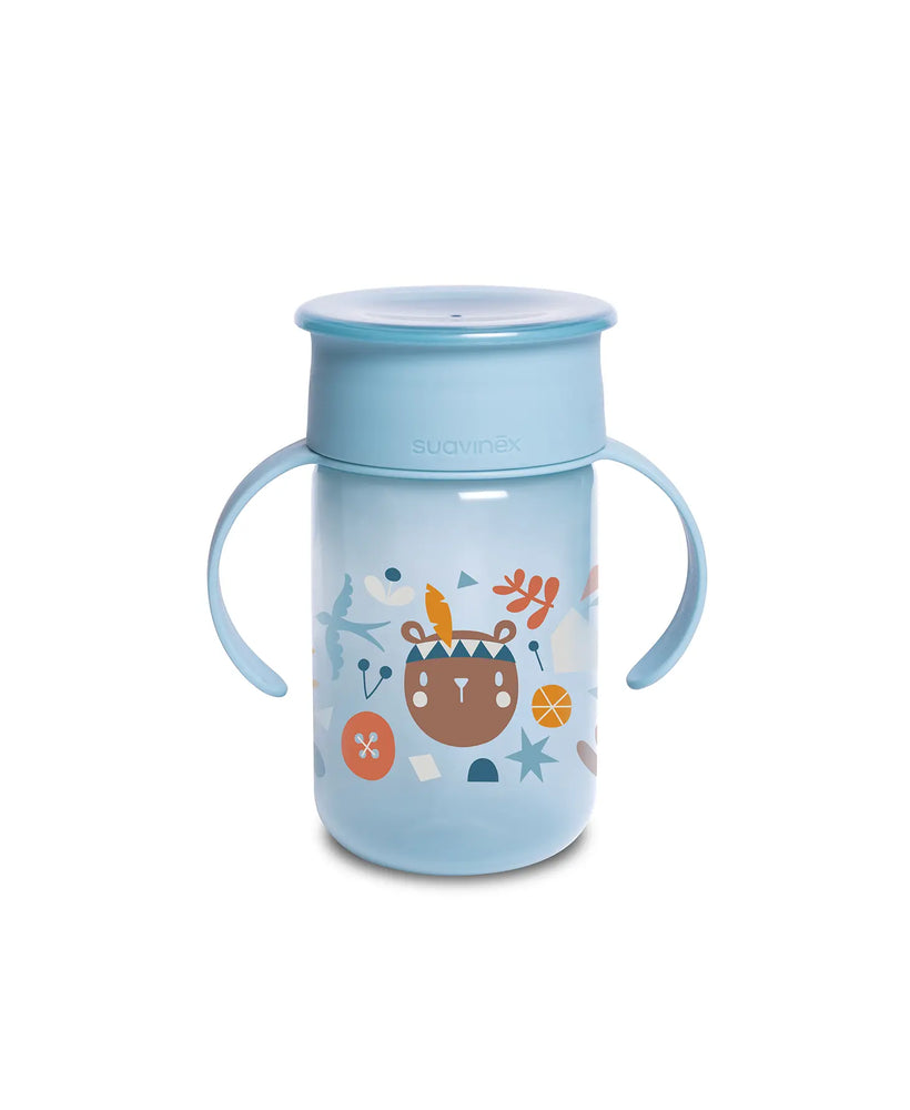Cană 360° antipicurare 340 ml - albastru | Forest [ps:1f911008-9730-4131-8bd7-f8289360309a]