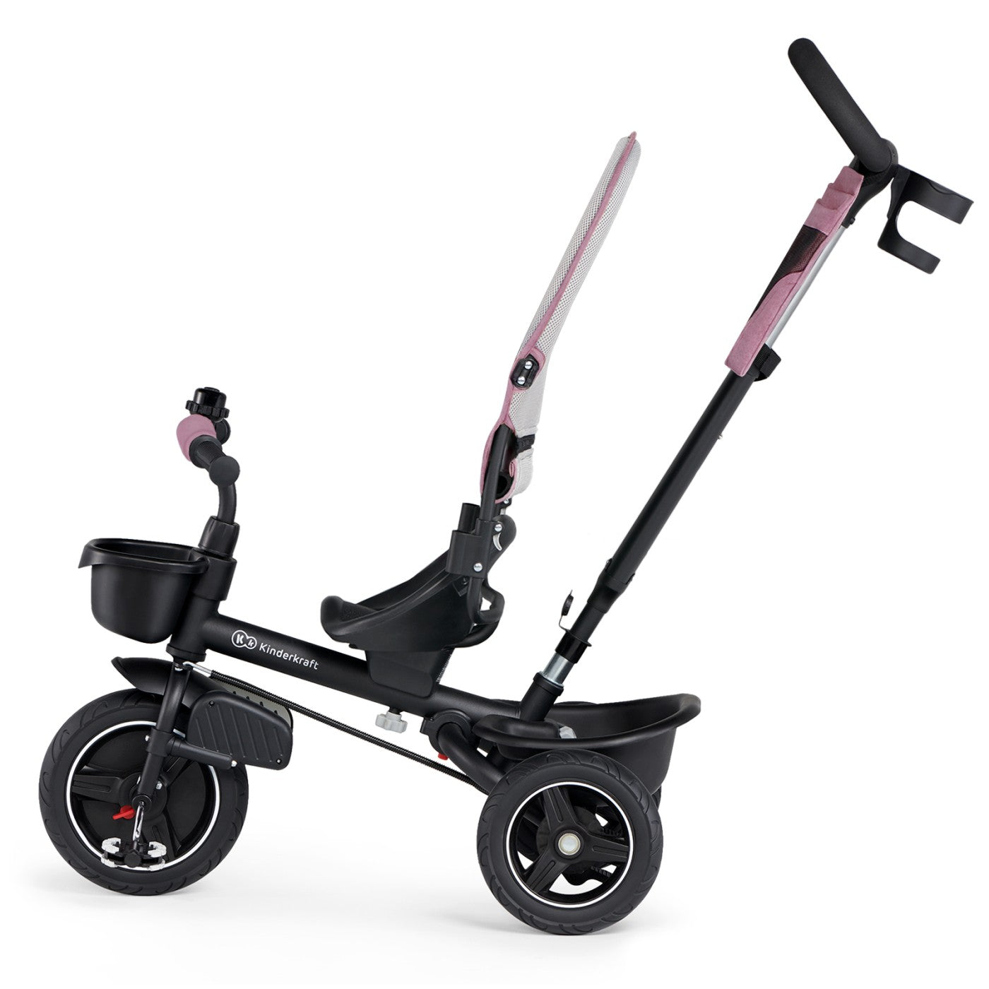 TRICICLETA KINDERKRAFT SPINSTEP, GREY - Imagine 40