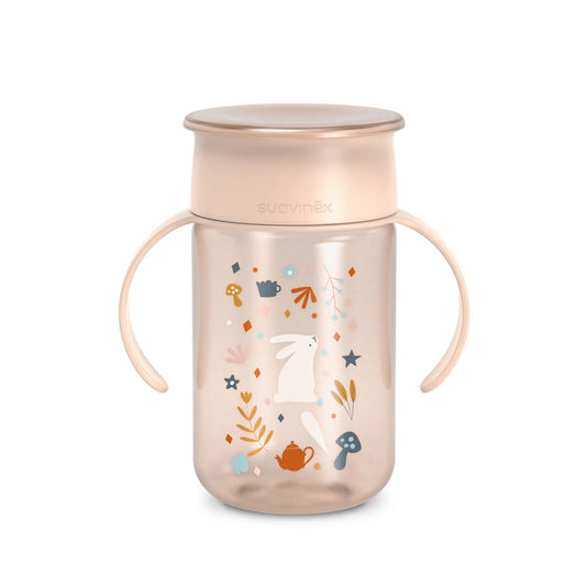 Cană 360° antipicurare 340 ml - roz | Wonderland [ps:3497c9fe-55e6-4f4d-aadb-a26b504eb16b]
