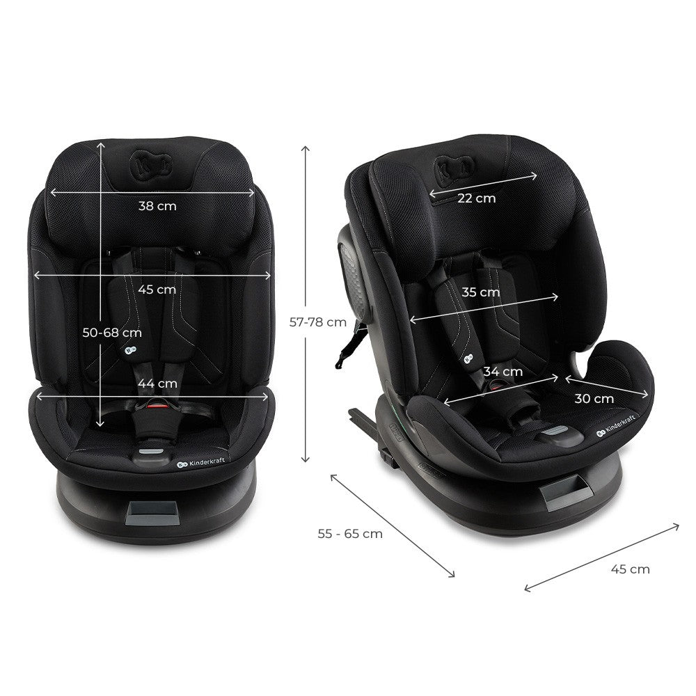 SCAUN AUTO KINDERKRAFT XPEDITION 3 I-SIZE 40-150 CM, BLACK - Imagine 60