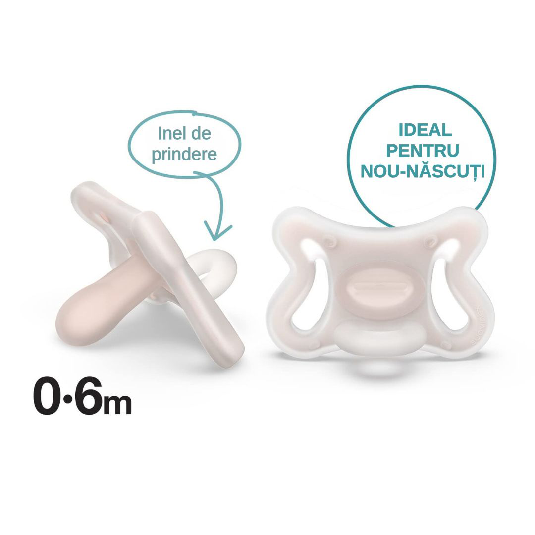 Suzetă fiziologică SX Pro 0-6 luni ZERO ZERO SUAVINEX