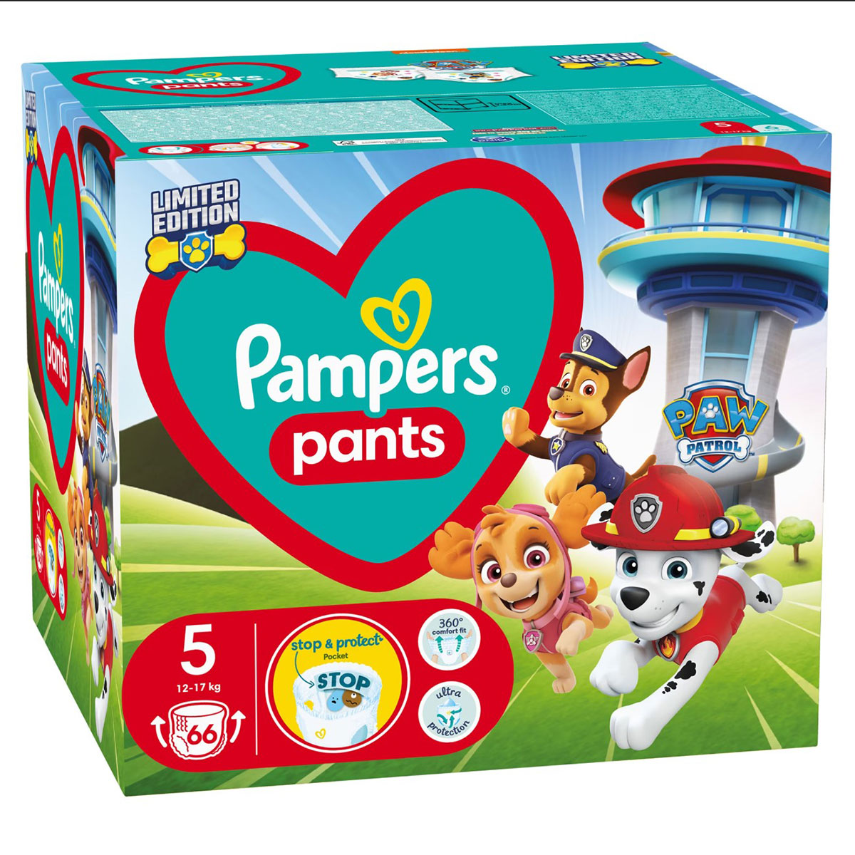 Pampers Active Baby Pants - Nr 5 (12-17 kg) / 66 buc / Warner Bros [ps:fd600a03-c056-45bc-8db4-9759feedd824]