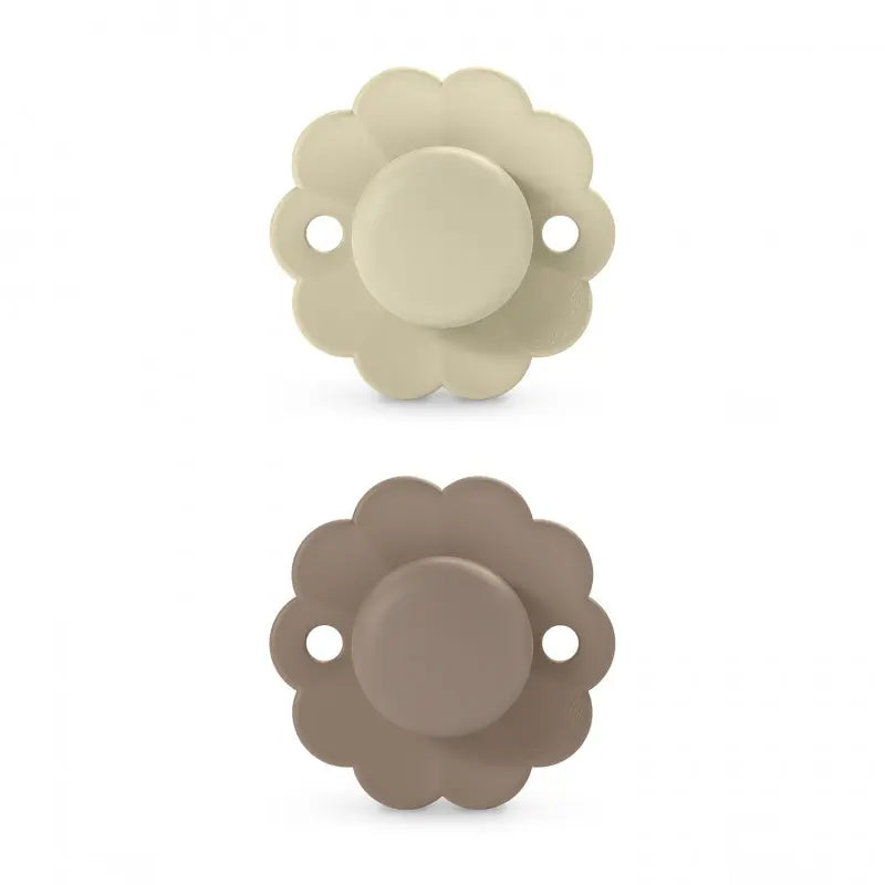 Suzeta fiziologică SX Pro 6–18 luni, 2 Buc - Whitecap Gray / Raw Umber | Wonder [ps:905a9b17-35fc-4084-b585-3d4b1b74d590]