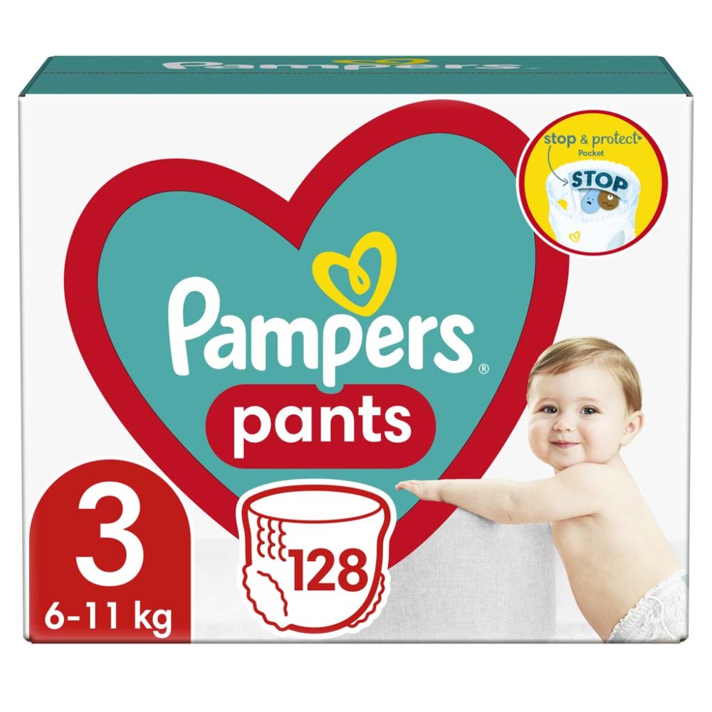 Pampers Active Baby Pants - Nr 3 (6-11 kg) / 128 buc [ps:d12416c0-e0bf-416f-89c5-57fb7dcdfccc]
