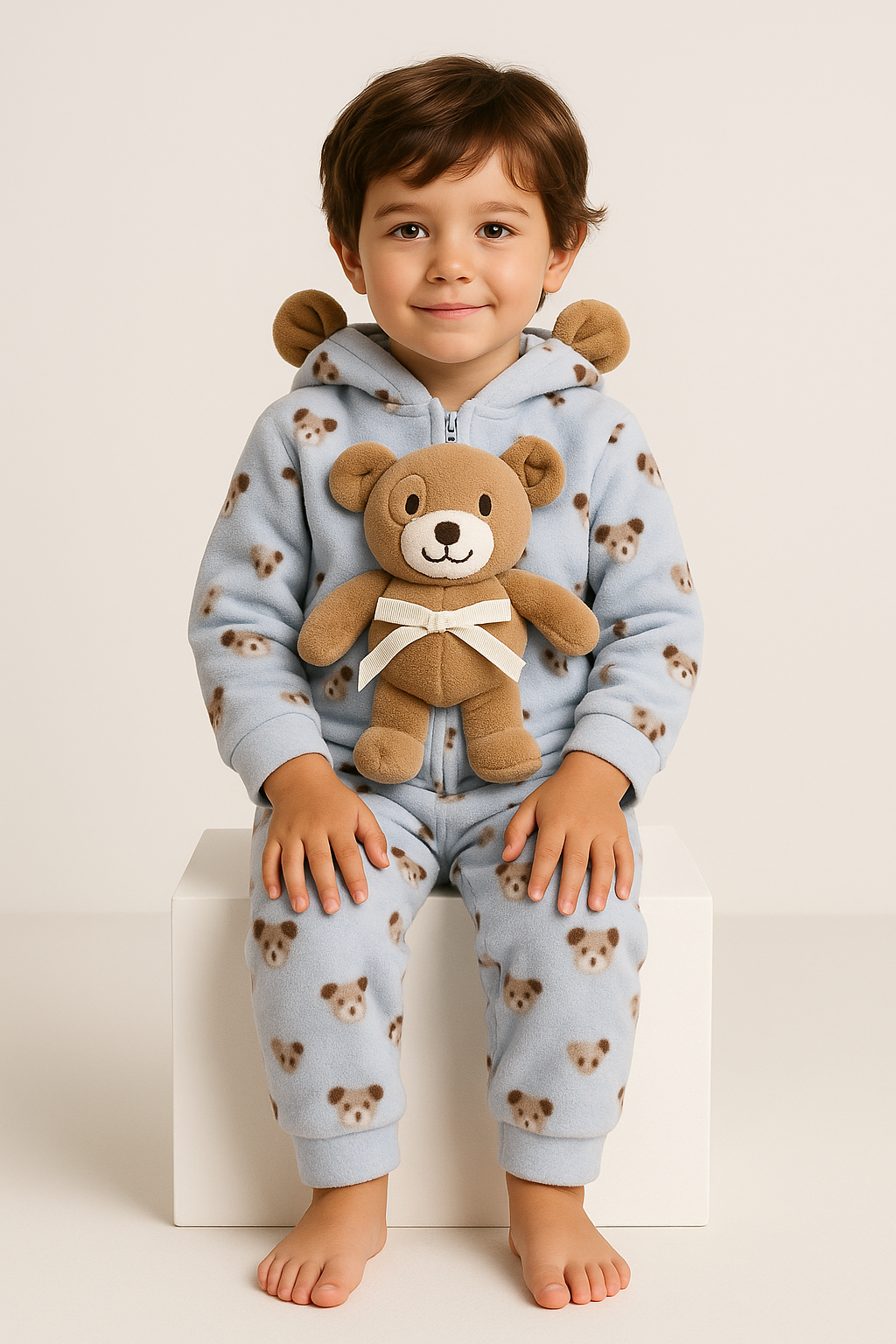 Paturica Pufoasa Fleece cu Jucarie Plus Catel - Imagine 4