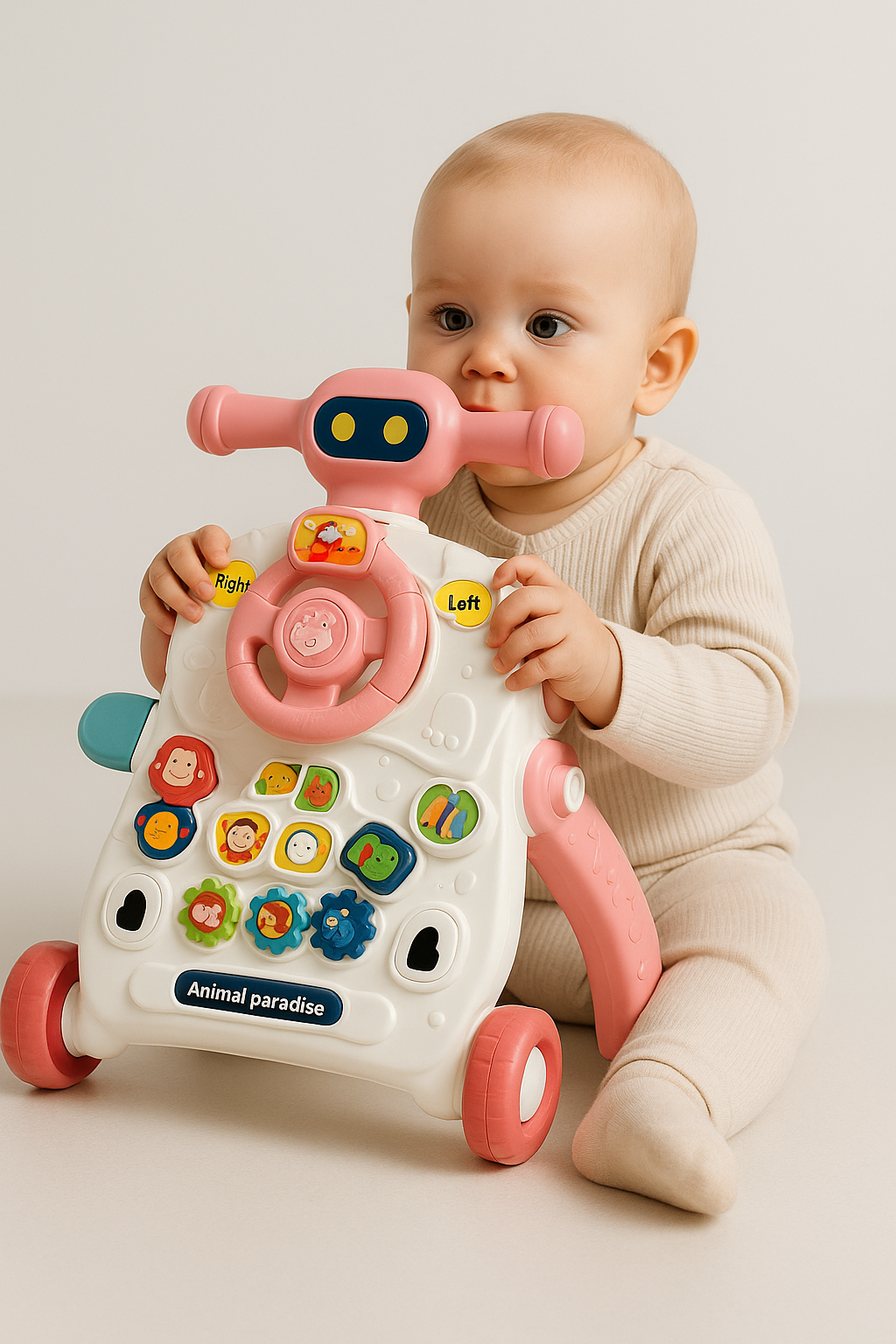 Antemergator Multifunctional 5 in 1  6-24 luni - Imagine 5