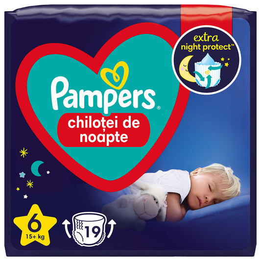 Pampers Night Pants - Nr 6 (+15 kg) / 19 buc / Value Pack [ps:92dba471-6ecb-402d-a428-6ac8e0fac1a6]