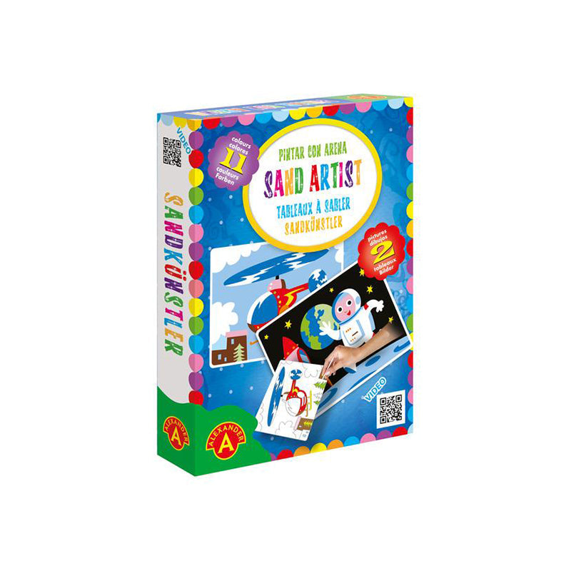 Joc creativ desen cu nisip Astronaut si Elicopter, Alexander Games