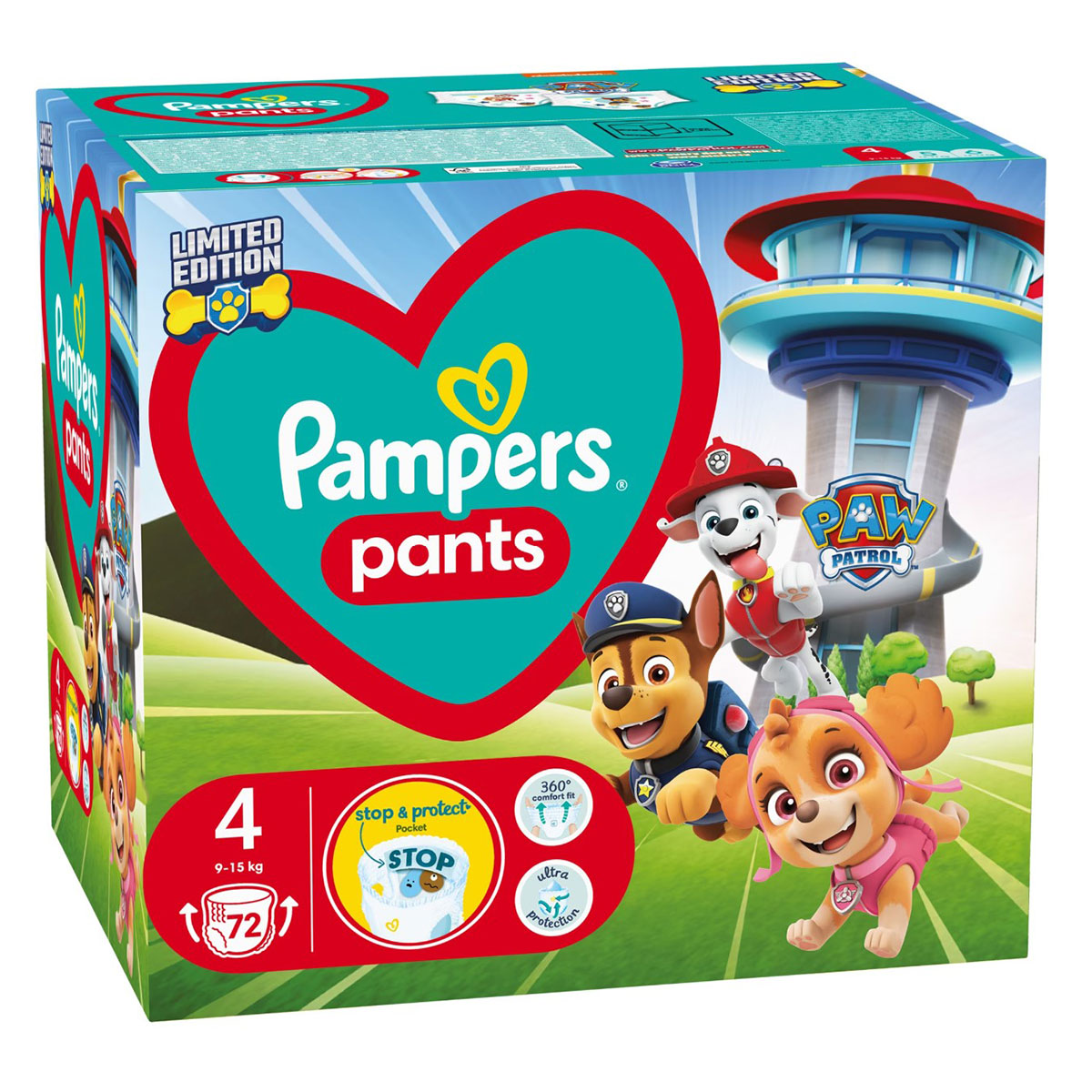 Pampers Active Baby Pants - Nr 4 (9-15 kg) / 72 buc / Warner Bros [ps:c8684c0a-f088-427f-9642-6fcb4daaf28a]