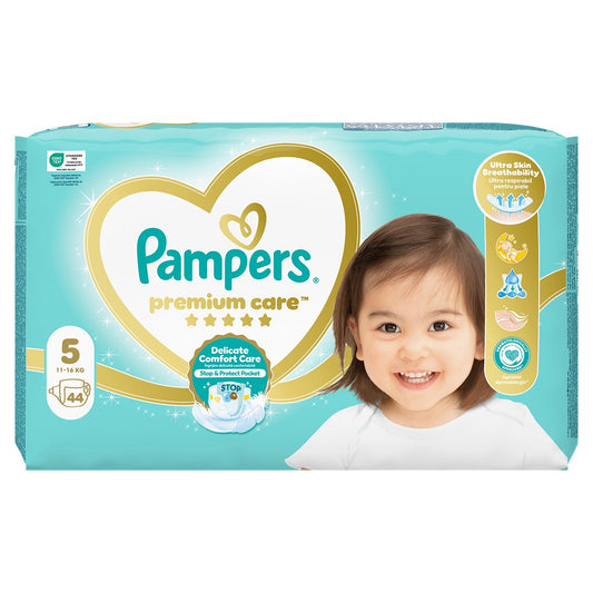 Pampers Premium Care scutece - Nr 5 (11-16 kg) / 44 buc / Value Pack [ps:b98b676b-b680-4a42-a94c-cfe1f1b3777c]
