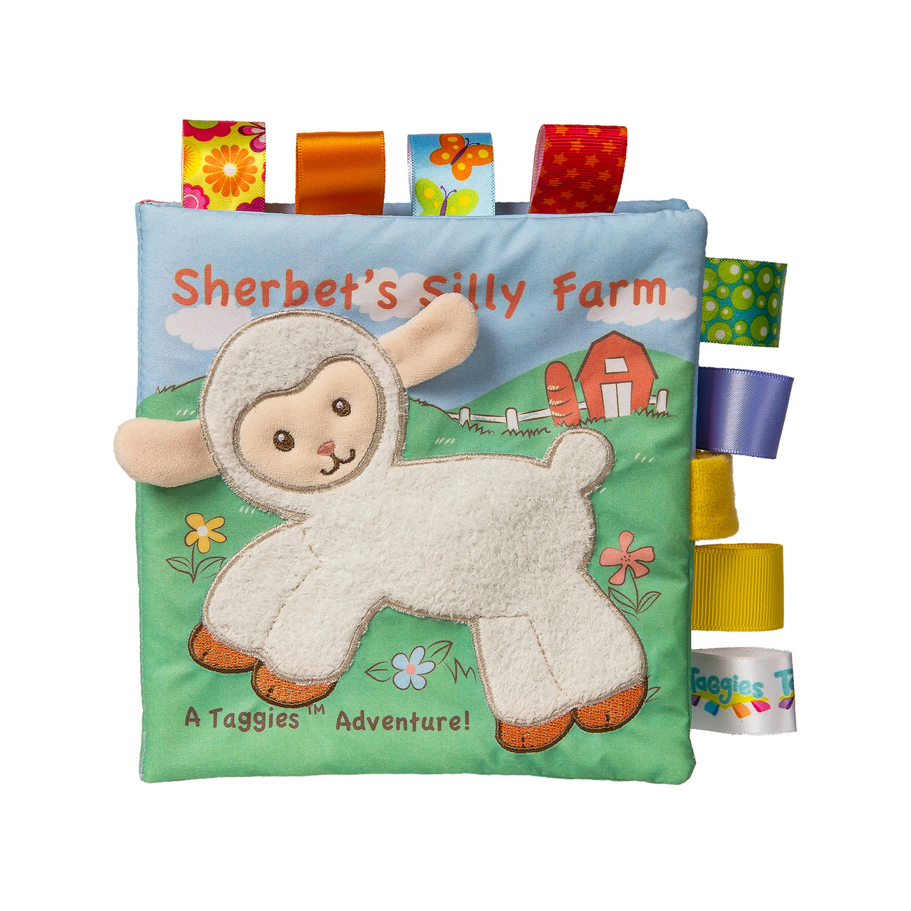 Carte plus cu activitati, Mielul Taggies, 15x15cm,  +0 luni, Mary Meyer