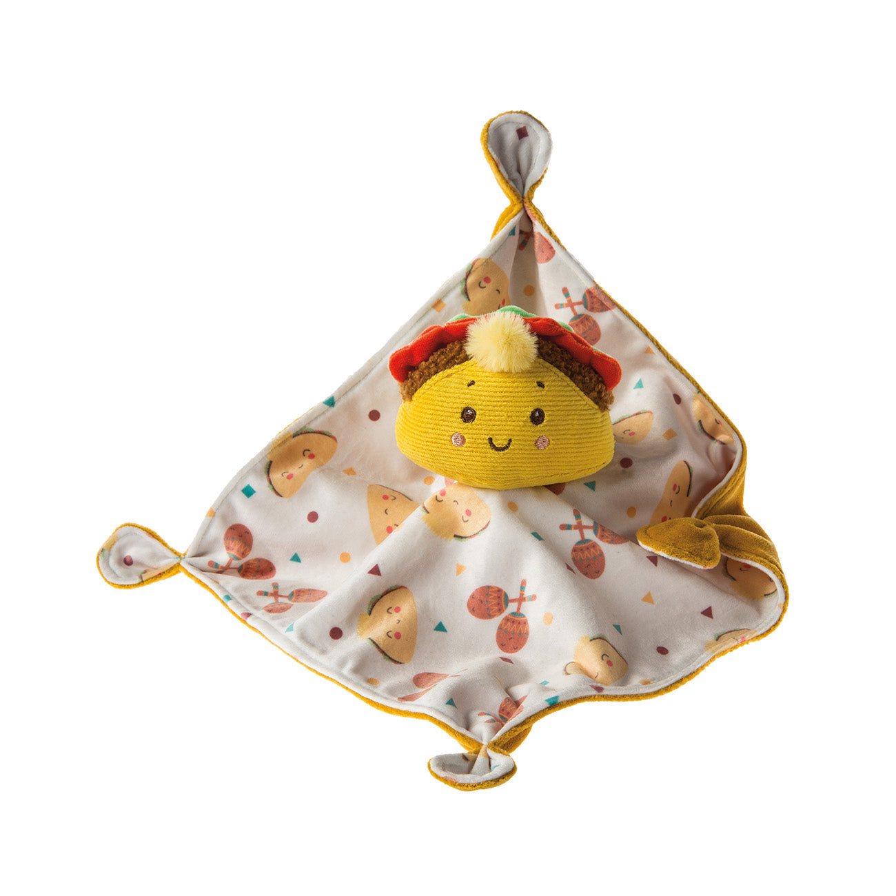 Jucarie plus doudou, Taco Soothie, 25x25 cm, +0 luni,  Mary Meyer