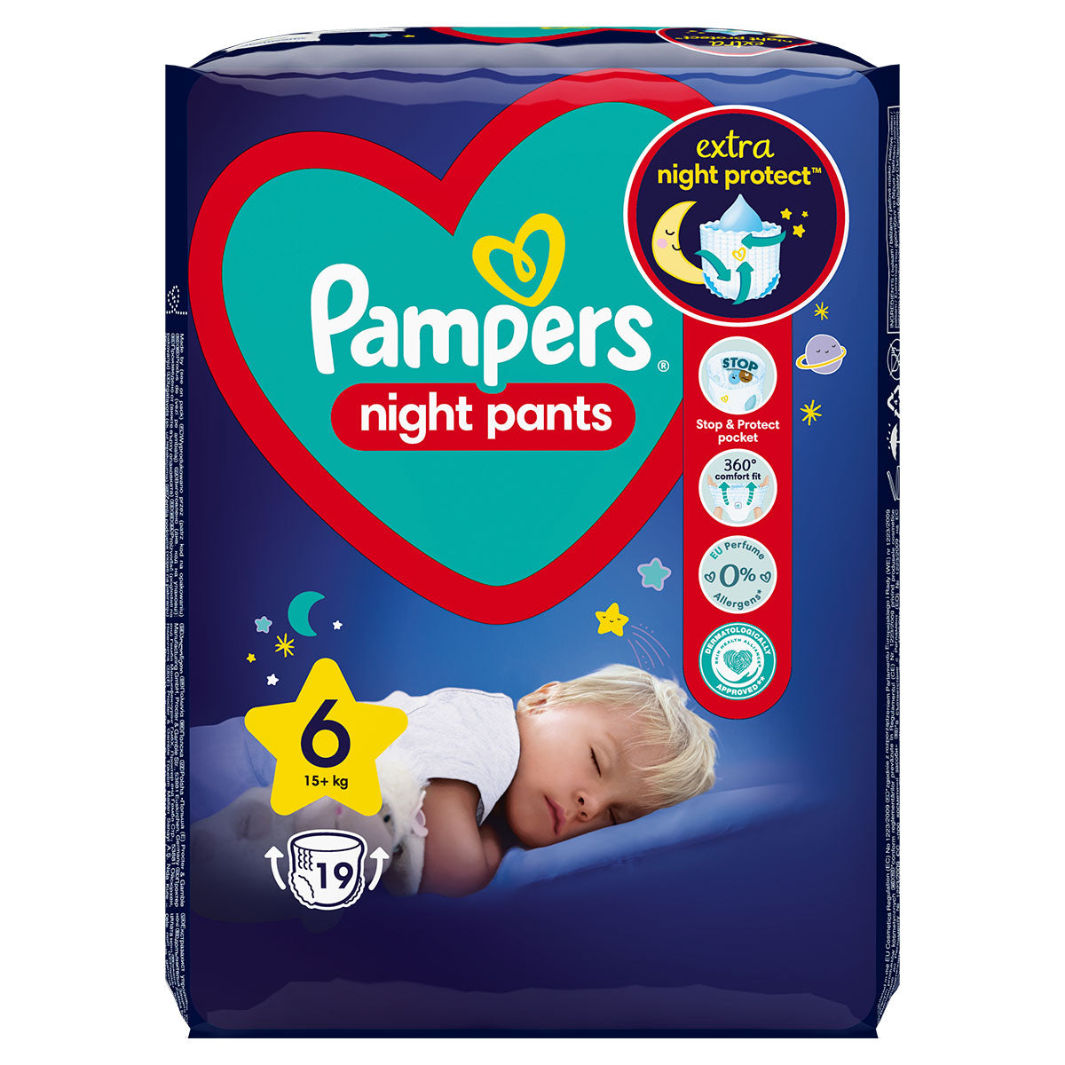 Pampers Night Pants - Nr 6 (+15 kg) / 19 buc / Value Pack [ps:7a860c3e-9d91-4452-8785-ef8019eace9b]