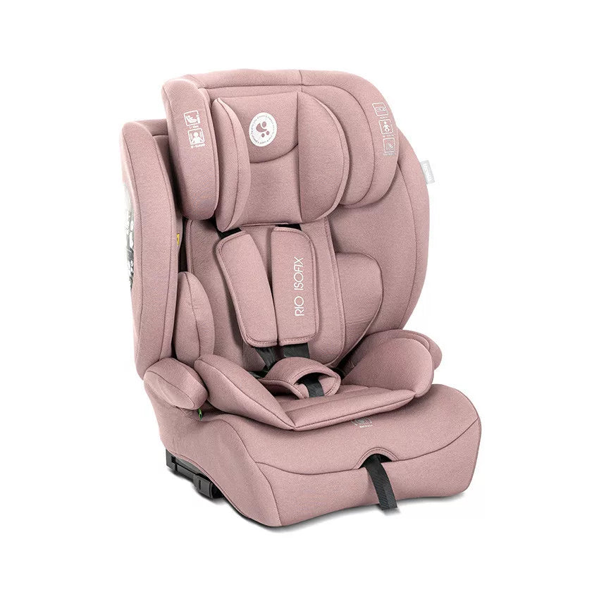 Scaun auto, Rio, Isofix, 15 Luni-12 Ani, 76-150 cm, Pink [ps:69fd46f2-45df-45d8-bfc9-dc6cd9b186ce]