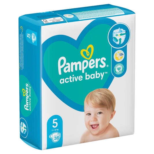 Pampers Active Baby scutece - Nr 5 (11-16 kg) / 38 buc / Value Pack Minus [ps:ac108c84-d3fc-47d3-92a9-6c6dcd76d329]