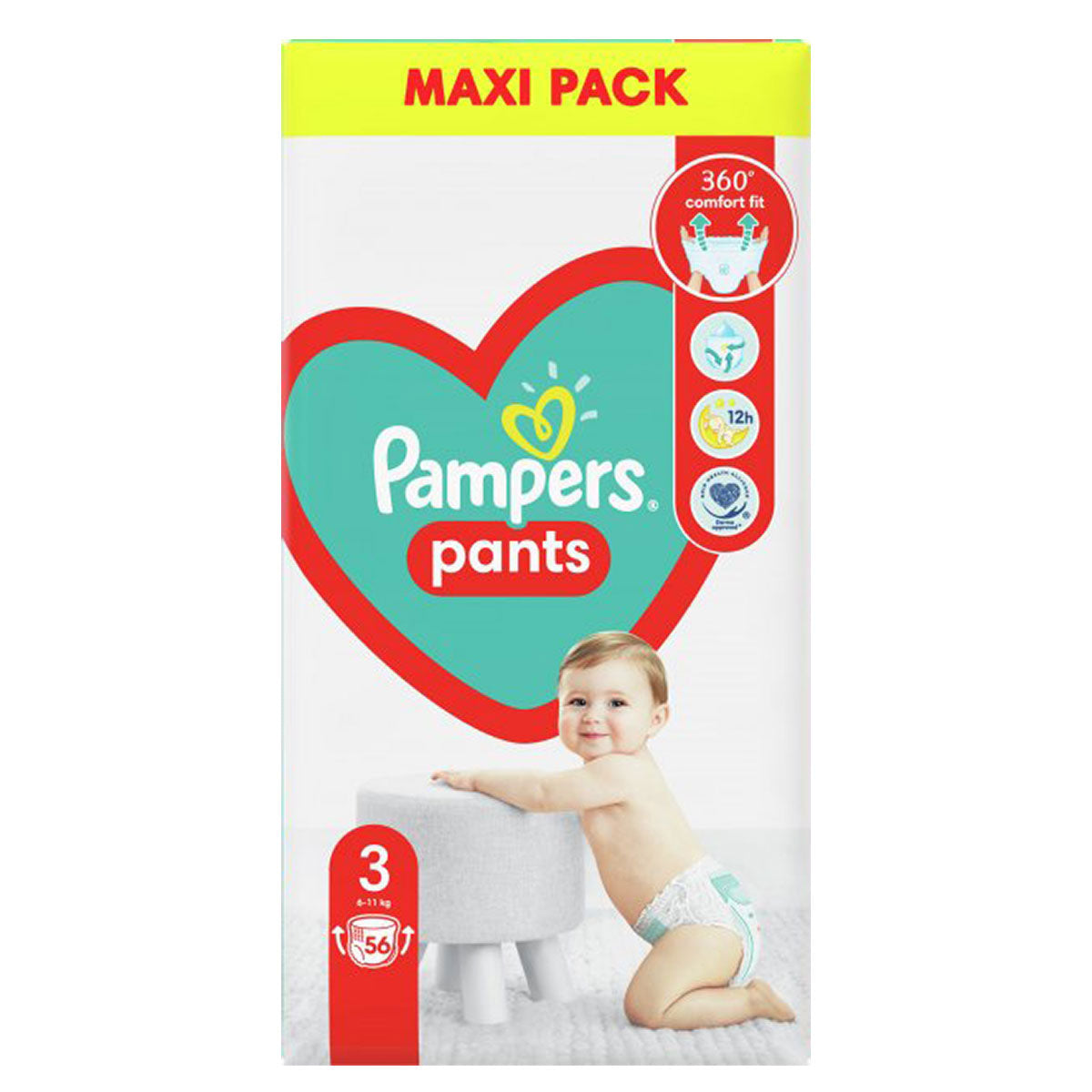 Pampers Active Baby Pants - Nr 3 (6-11 kg) / 56 buc / Value Pack [ps:687b7084-ceb8-4d72-b846-33699626fe01]