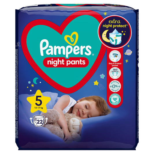Pampers Night Pants - Nr 5 (12-17 kg) / 22 buc / Value Pack [ps:0398385b-0f4b-4651-a2df-aea21b329fb3]