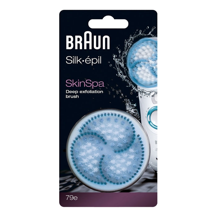Braun SkinSpa Silk-epil 79 | Rezerva Perie Exfoliere | Albastru