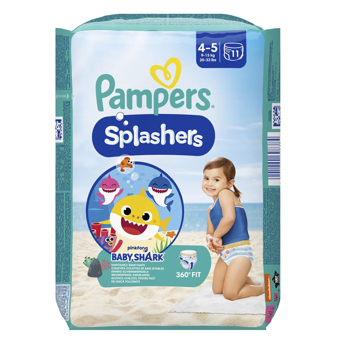 Pampers Splash Pants pentru apa - Nr 4-5 (9-15 kg) / 11 buc [ps:a0f62f2e-6abd-471d-9b7e-8a86706cbb08]