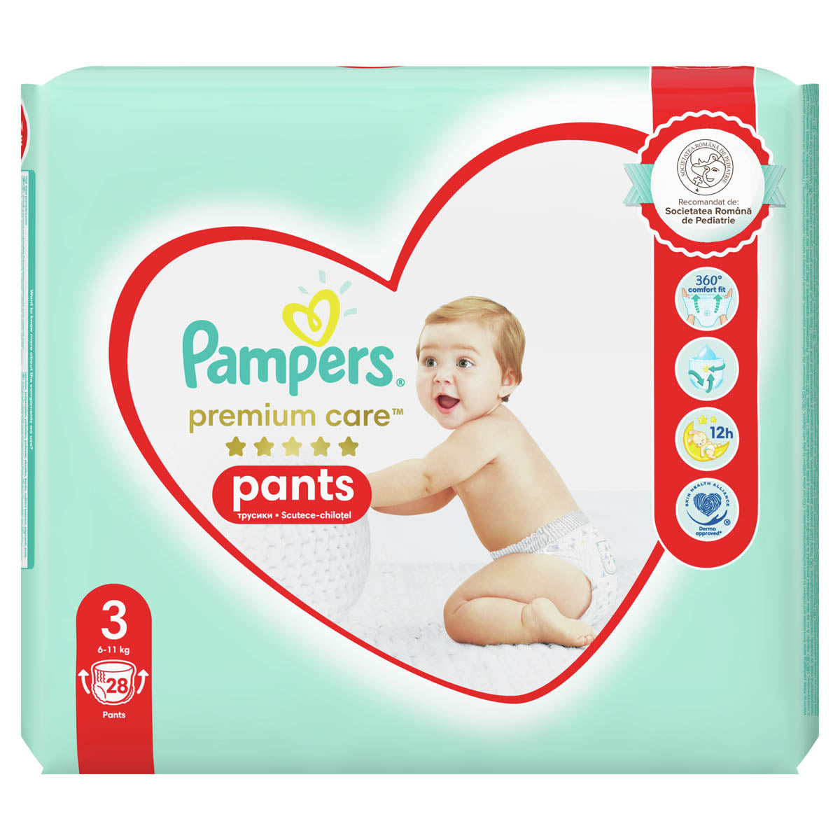 Pampers Premium Care Pants - Nr 3 (6-11 kg) / 28 buc / Carry Pack [ps:f0d4dd36-6b4d-4313-b127-90e47519b799]