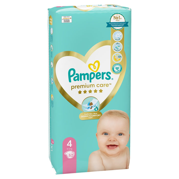 Pampers Premium Care diapers, 9-14 kg, Size No. 4 