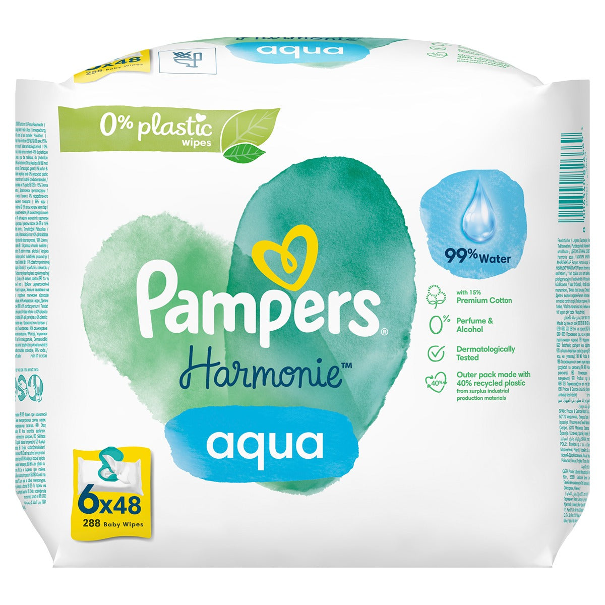 Pampers Aqua servetele umede - 6 pachete / 288 buc [ps:2eeba5ef-35b7-48fb-93e0-9d5d2ca77d55]