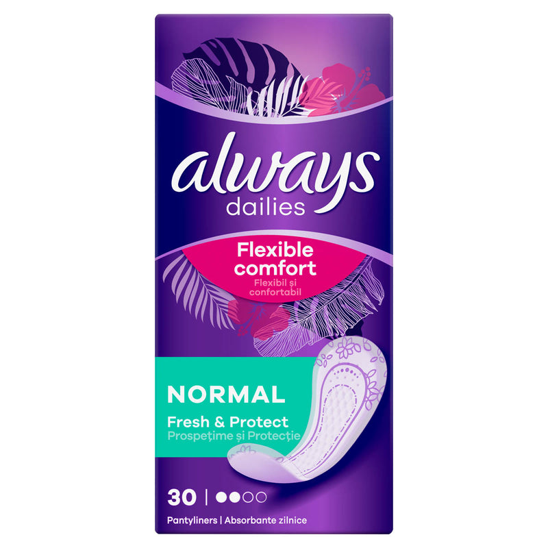 ALWAYS Dailies Fresh&Protect, absorbante zilnice, Normal, 30 buc infant-ro