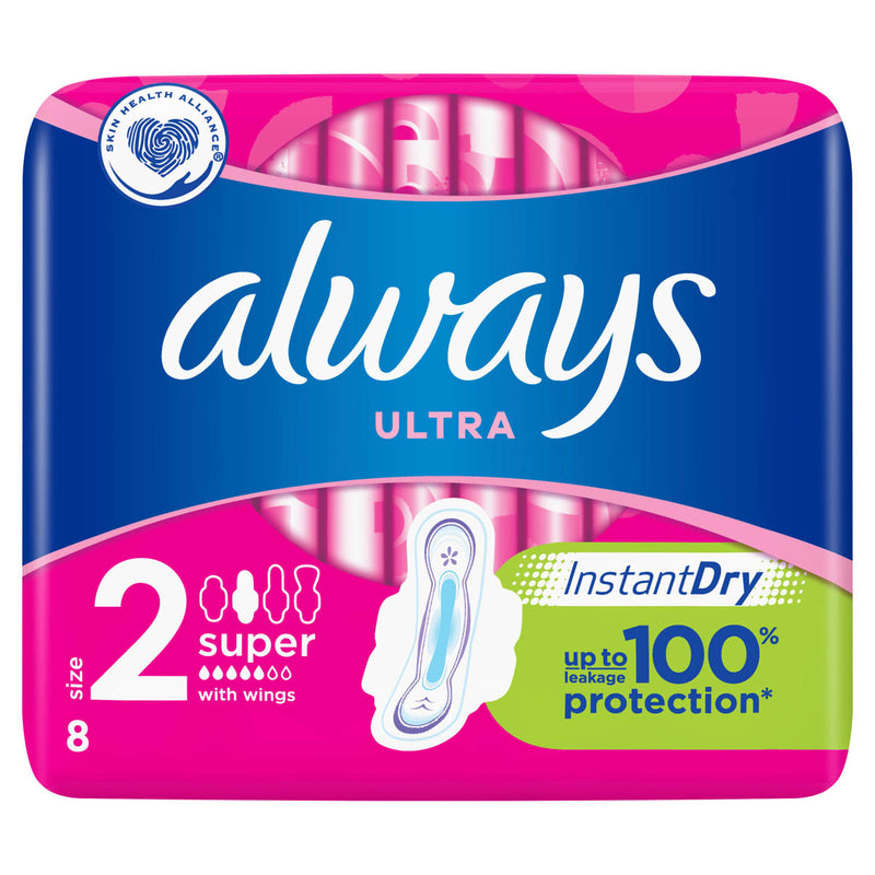 ALWAYS Ultra Super Plus, absorbante igienice, marime 2, 8 buc infant-ro