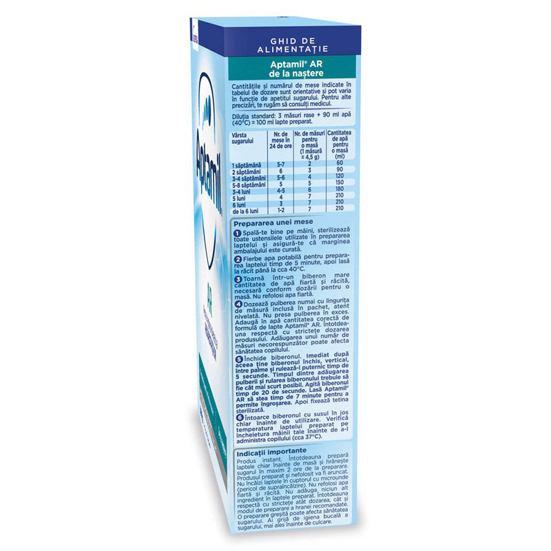 APTAMIL AR, formula speciala lapte praf, pentru sugari anti-regurgitare, 300 g infant-ro