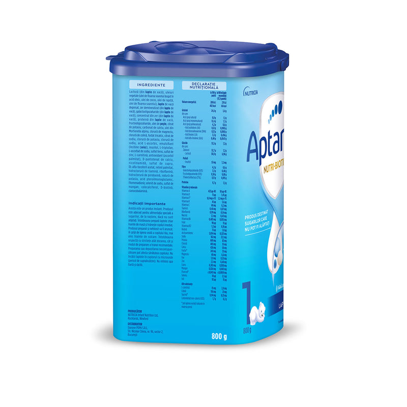 APTAMIL Nutri-Biotik 1, formula speciala lapte praf, pentru sugari 0-6 luni, 800 g infant-ro