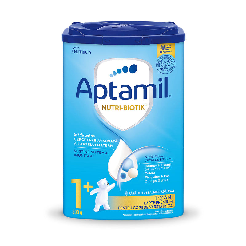 APTAMIL Nutri-Biotik Junior 1+, formula speciala lapte praf, de crestere 1-2 ani, 800 g infant-ro