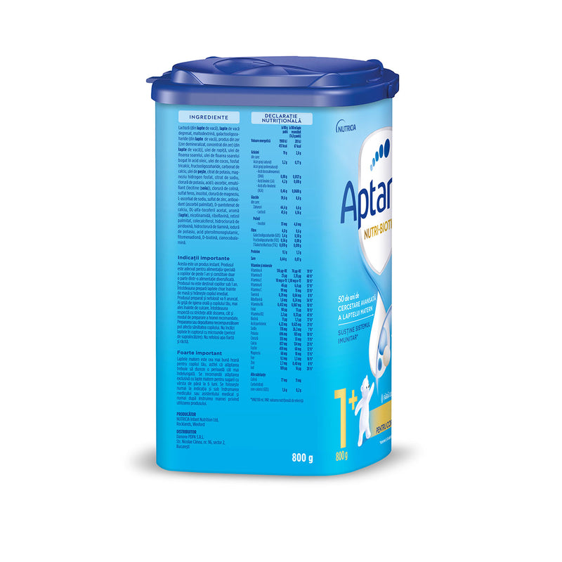 APTAMIL Nutri-Biotik Junior 1+, formula speciala lapte praf, de crestere 1-2 ani, 800 g infant-ro