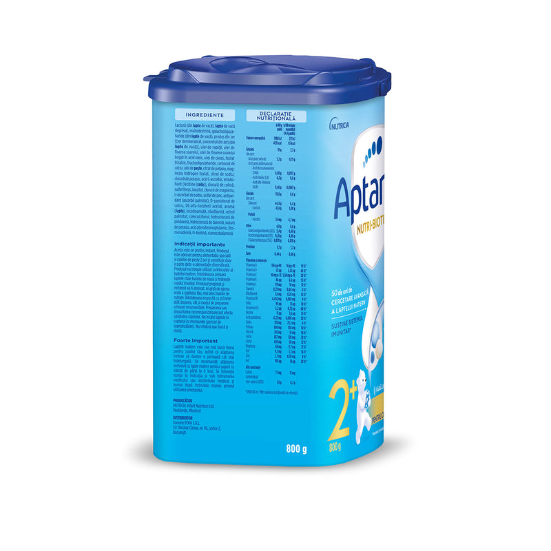 APTAMIL Nutri-Biotik Junior 2+, formula speciala lapte praf, de crestere 2-3 ani, 800 g infant-ro