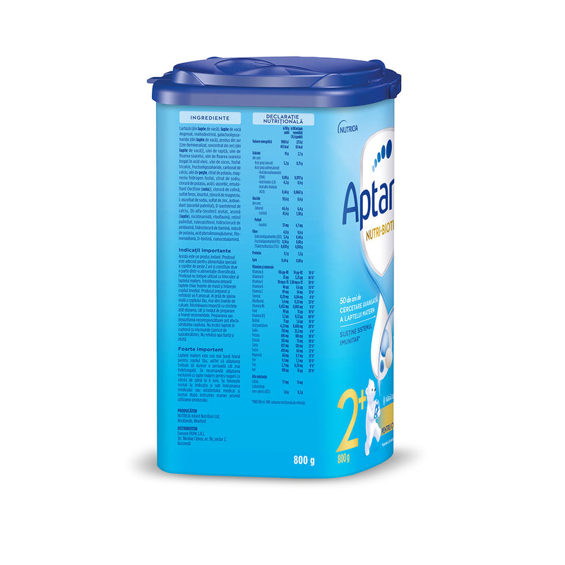 APTAMIL Nutri-Biotik Junior 2+, formula speciala lapte praf, de crestere 2-3 ani, 800 g infant-ro