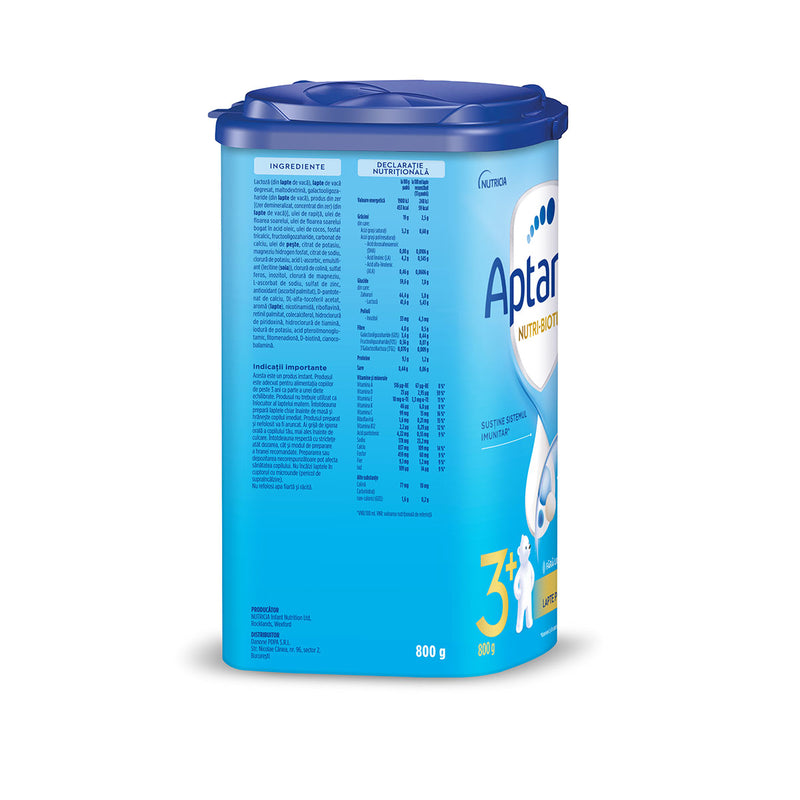 APTAMIL Nutri-Biotik Junior 3+, formula speciala lapte praf, de crestere +3 ani, 800 g infant-ro