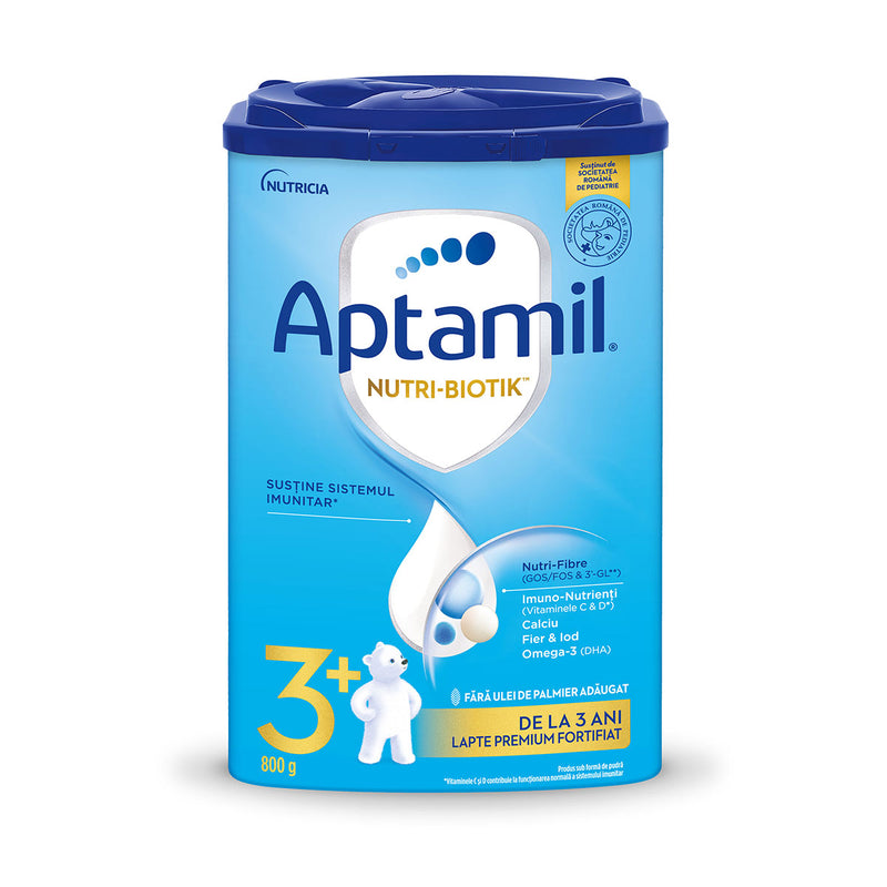 APTAMIL Nutri-Biotik Junior 3+, formula speciala lapte praf, de crestere +3 ani, 800 g infant-ro