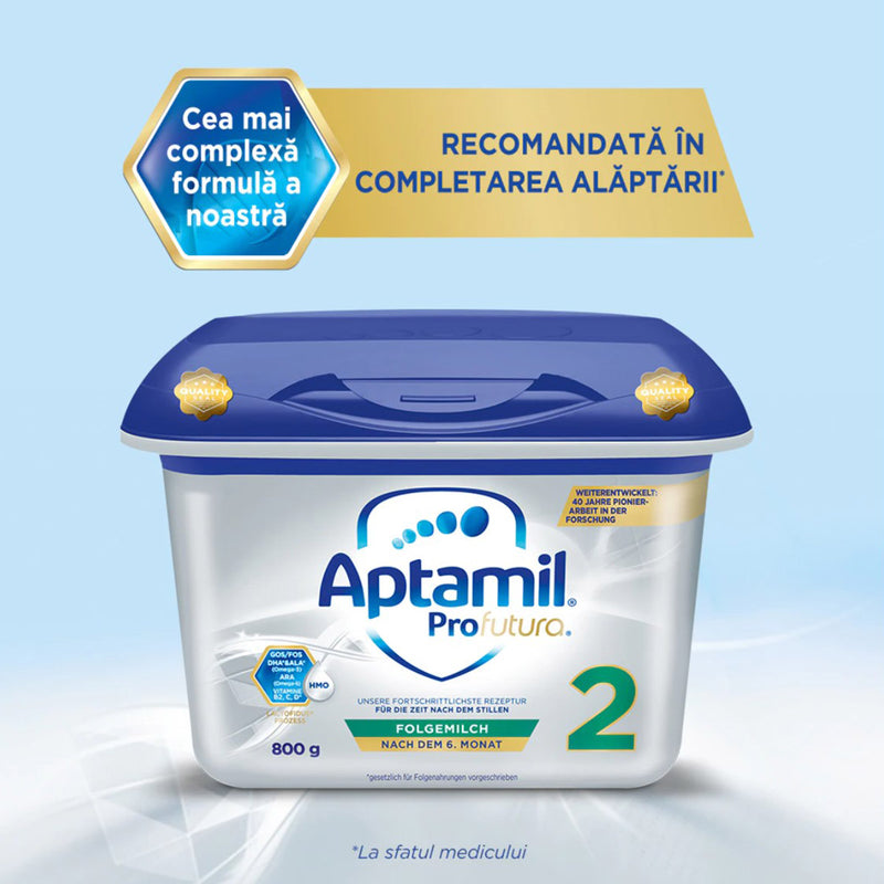 APTAMIL Profutura 2 Duo Biotik, lapte praf, de continuare, 6-12 luni, 800 g infant-ro