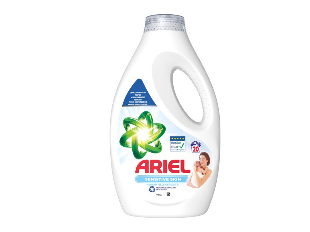 ARIEL Sensitive Skin, detergent automat de rufe, lichid, 1 l infant-ro