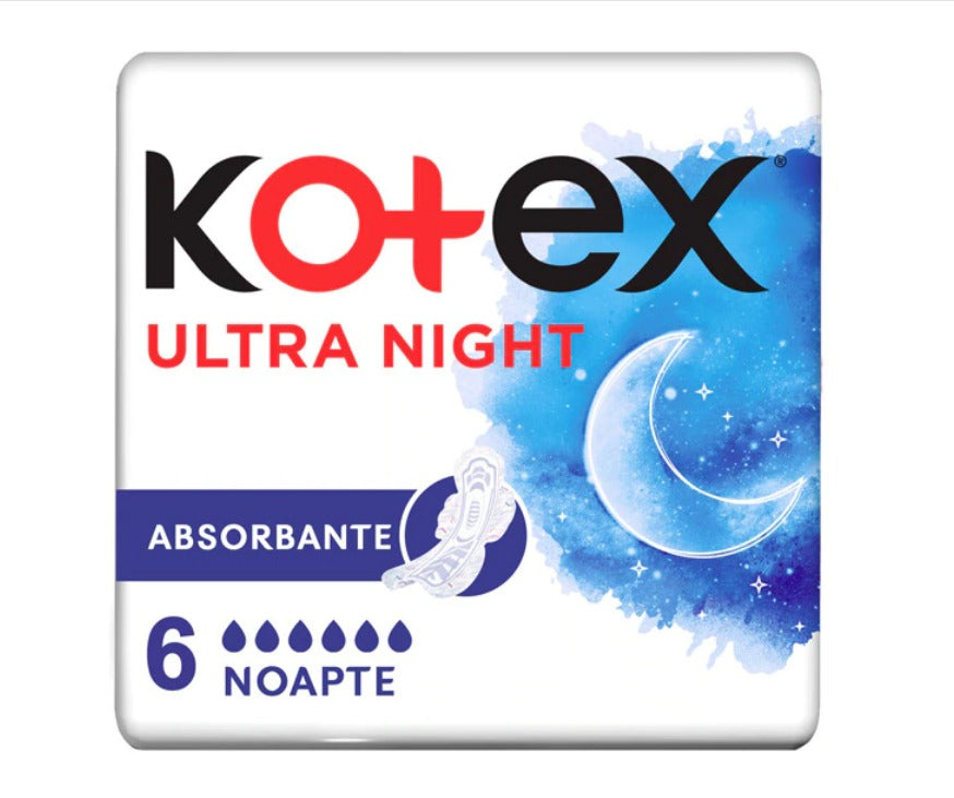 Absorbante Kotex Ultra Night, 12 buc infant-ro