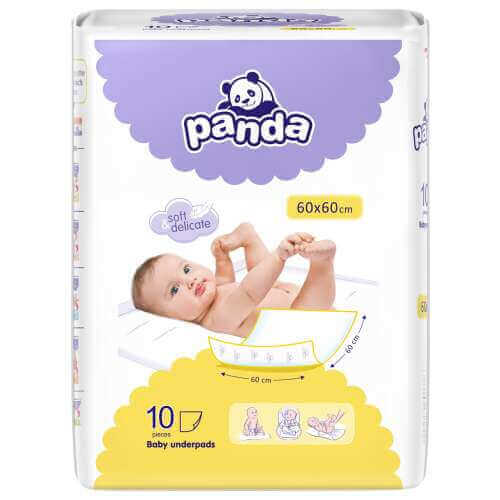 Aleze Absorbante Panda 60x60 infant-ro