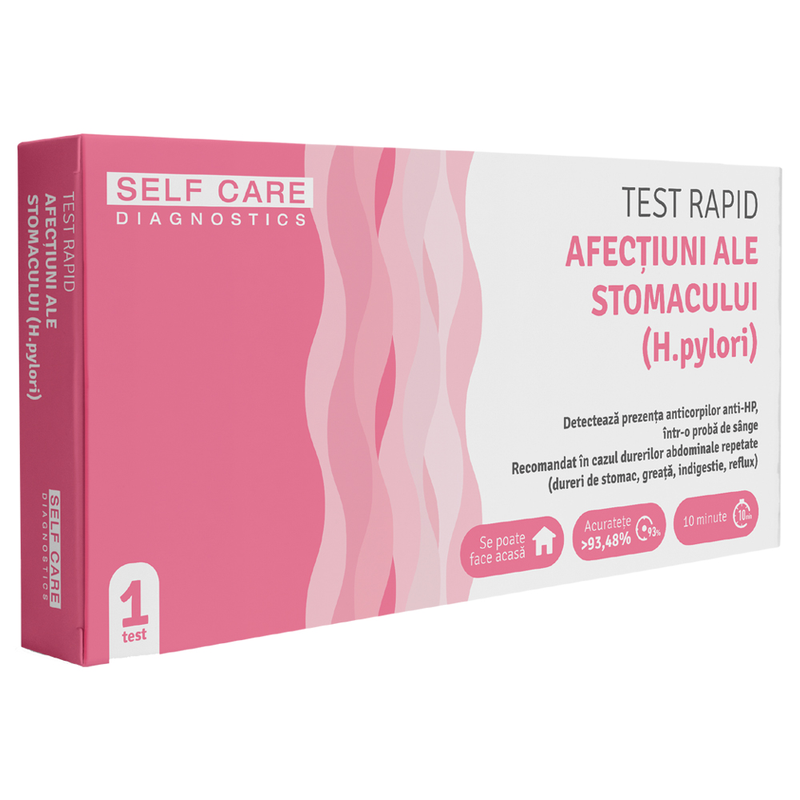 BARZA, test, rapid, pentru afectiuni ale stomacului H. plyori , 1 buc infant-ro