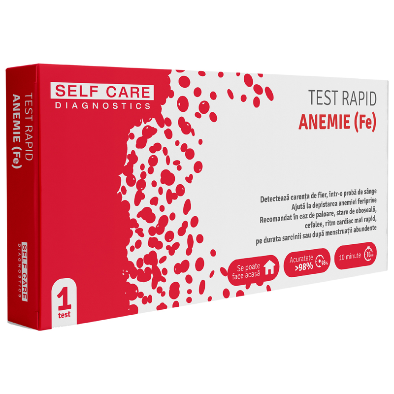 BARZA, test, rapid, pentru anemie, 1 buc infant-ro