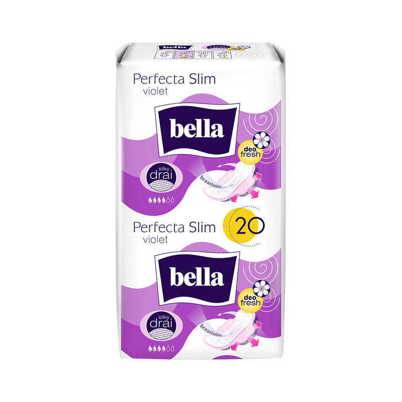 BELLA Perfecta Violet, absorbante igienice, subtiri, Silk Drai Deo, 20 buc infant-ro