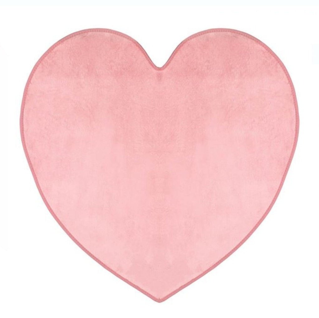 Covoras decorativ de blana inima infant-ro