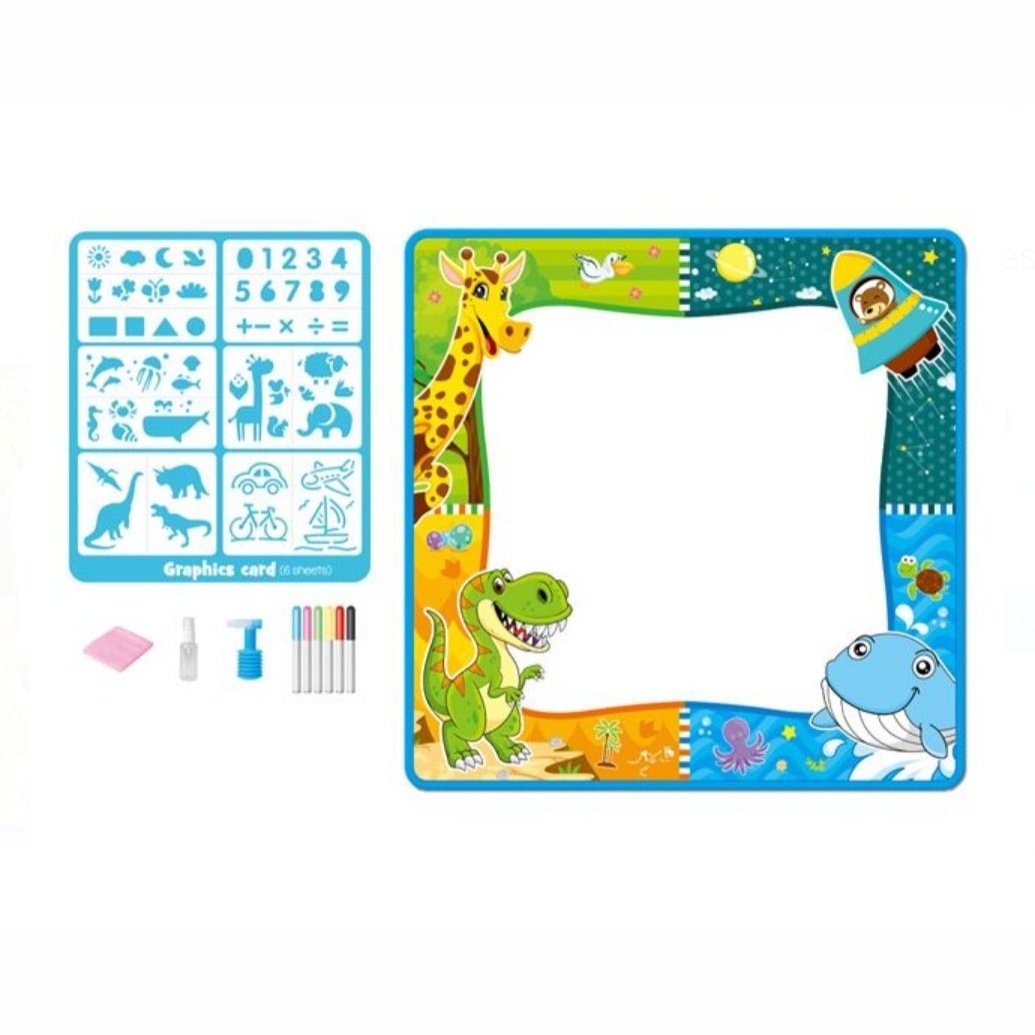 Covoras pentru Desen cu Carioci si Aerograf 80x80cm infant-ro